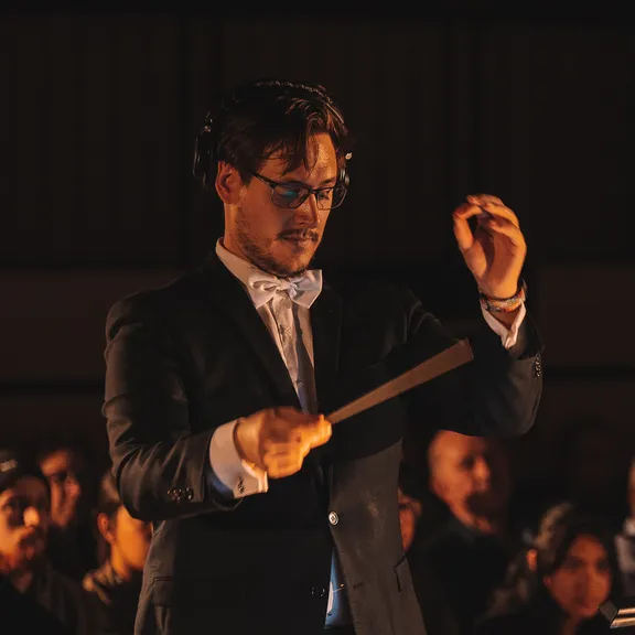 Nathan conducting the Woodville Concert Band
